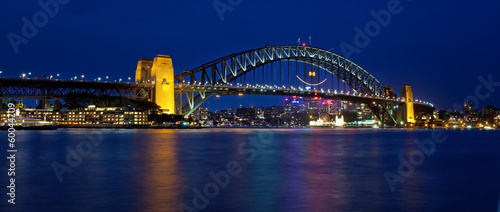 Obraz na płótnie canvas trzyczęściowy "tryptyk" Most portowy, sydney, australia