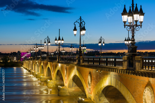 Fotoboard na płycie Letnia noc w Bordeaux