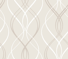 Abstract Seamless Geometric Pattern With Wavy Lines