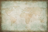 Fototapeta Mapy - old world map background