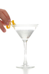 Poster - martini garnish