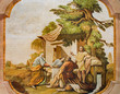 Jasov - Three angels visiting Abraham in cloister hall