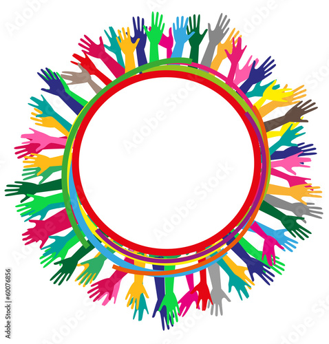 Cornice Colorata Con Mani Buy This Stock Vector And Explore Similar Vectors At Adobe Stock Adobe Stock