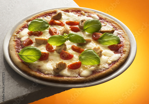 Tapeta ścienna Pizza z grzybami