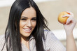© BGStock72 - Young woman with an apple