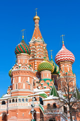 Fototapete - Saint Basil Cathedral  in Moscow