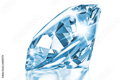 Board z aluminiowym obramowaniem Niebieski luksusowy diament
