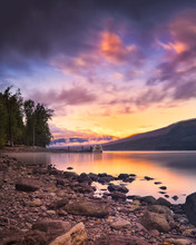 Sunset Over Lake McDonald