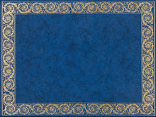 Blue  Leather Cover