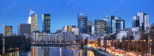Obraz Dibond Skyline Quatier La Défense Paris