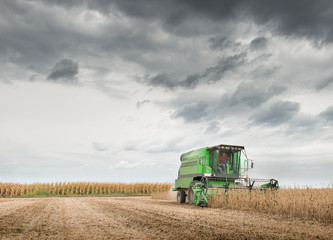 Poster - Harvesting of soy bean