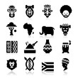African Culture Icons