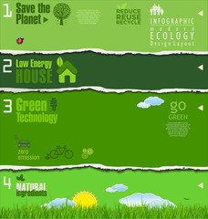 Poster - Modern ecology Design Layout