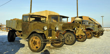 Soviet Old  Military Cargo Cars
