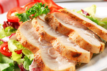 Chicken Breast With Green Salad