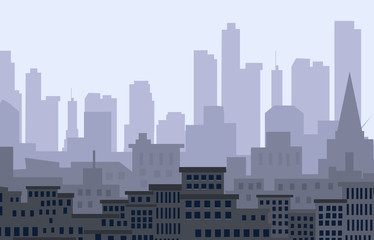 Wall Mural - Cityscape-vector