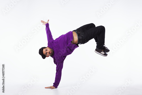Naklejka samoprzylepna Hip-popowy tancerz