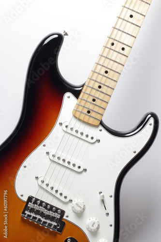 Obraz na płótnie canvas Gitara elektryczna sunburst