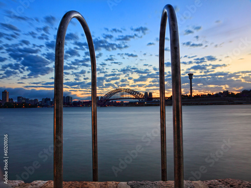 Obraz na płótnie Sydney Harbour Bridge view from Balmain