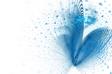 Blue abstract background