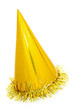 Golden party hat cone