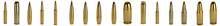 Realistic 3d Render Of Bullets