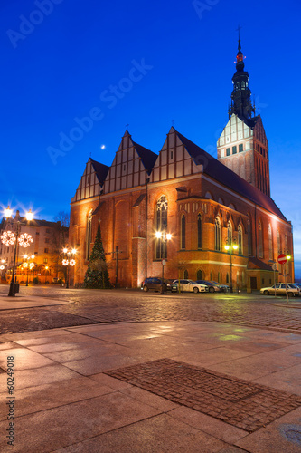 Plakat Elbląg   katedra-sw-mikolaja-na-starym-miescie-w-elblagu-polska