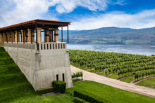 Winery Terrace Overlooking Lake Okanagan, British Columbia