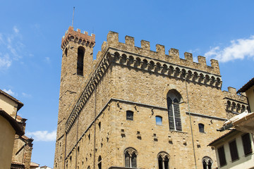 Florence, Italy . Architectural details typical urban buildings