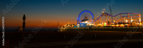 Naklejka samoprzylepna Santa Monica Pier