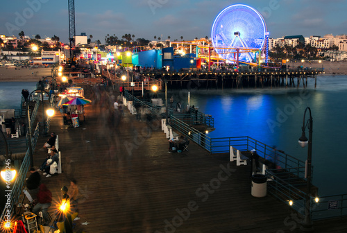 Naklejka samoprzylepna Santa Monica Pier