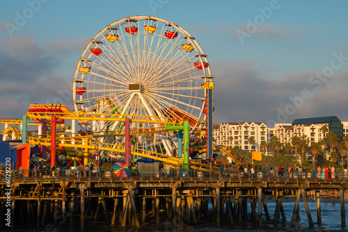 Naklejka samoprzylepna Santa Monica Pier