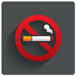 No smoking sign. No smoke icon. Stop smoking.
