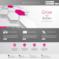 Wall Mural - Business Minimal Website Template
