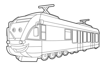 Coloring page - vehicle - illustration for the children