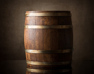 Wall Mural - Brown barrel