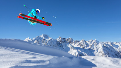 Fototapete - freestyle in Valmalenco (IT)
