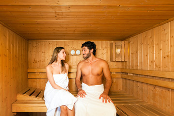 Wall Mural - Sauna bath