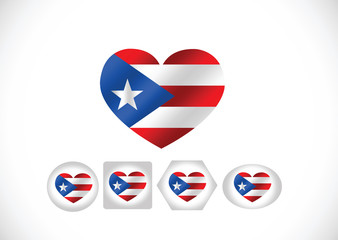 Poster - Puerto Rico flag