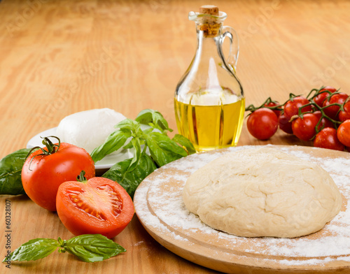 Tapeta ścienna Składniki pizzy