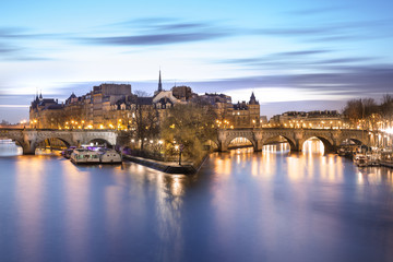 Canvas Print - ïle saint-louis Paris Seine