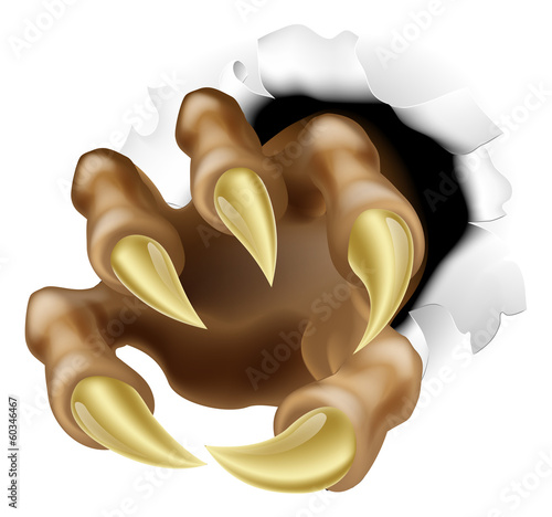 Monster claw hand