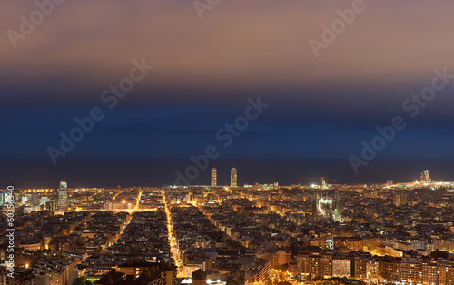 Fotoboard na płycie Barcelona pejzaż