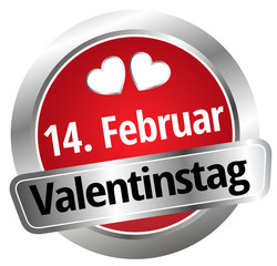 Wall Mural - 14. Februar Valentinstag