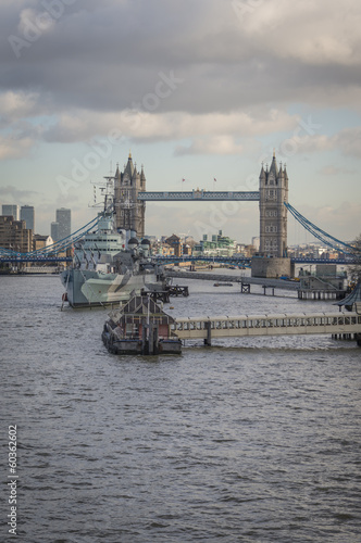 Naklejka samoprzylepna Tower Bridge Londyn