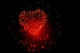 Fototapeta  - Heart fireworks