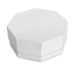 Canvas Print - White octagon shaped box