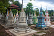 Cemetery in Kanchanaburi, Thailand