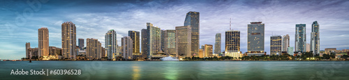 Fotoboard na płycie Miami, panoramę Florydy