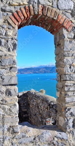 Naklejka na drzwi Portovenere,italian Riviera,Liguria
